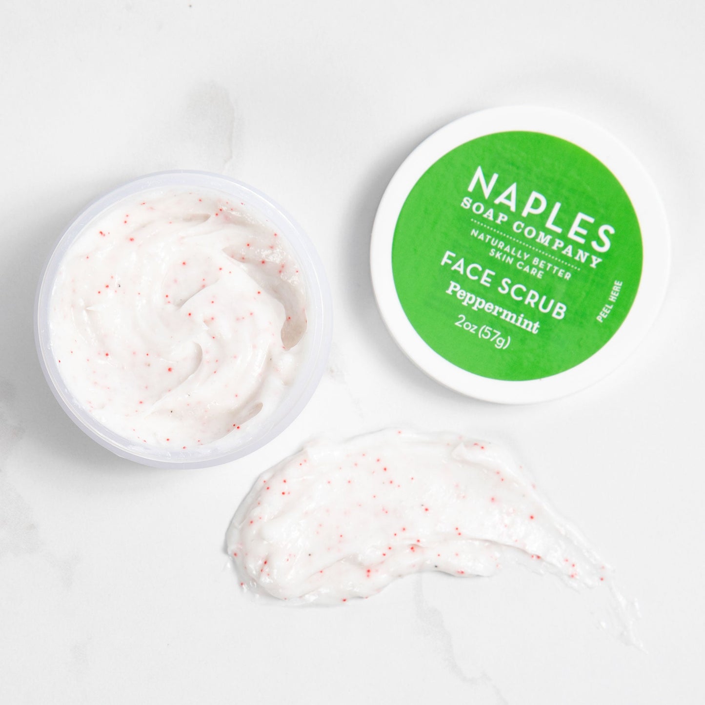 Peppermint Face Scrub Tester