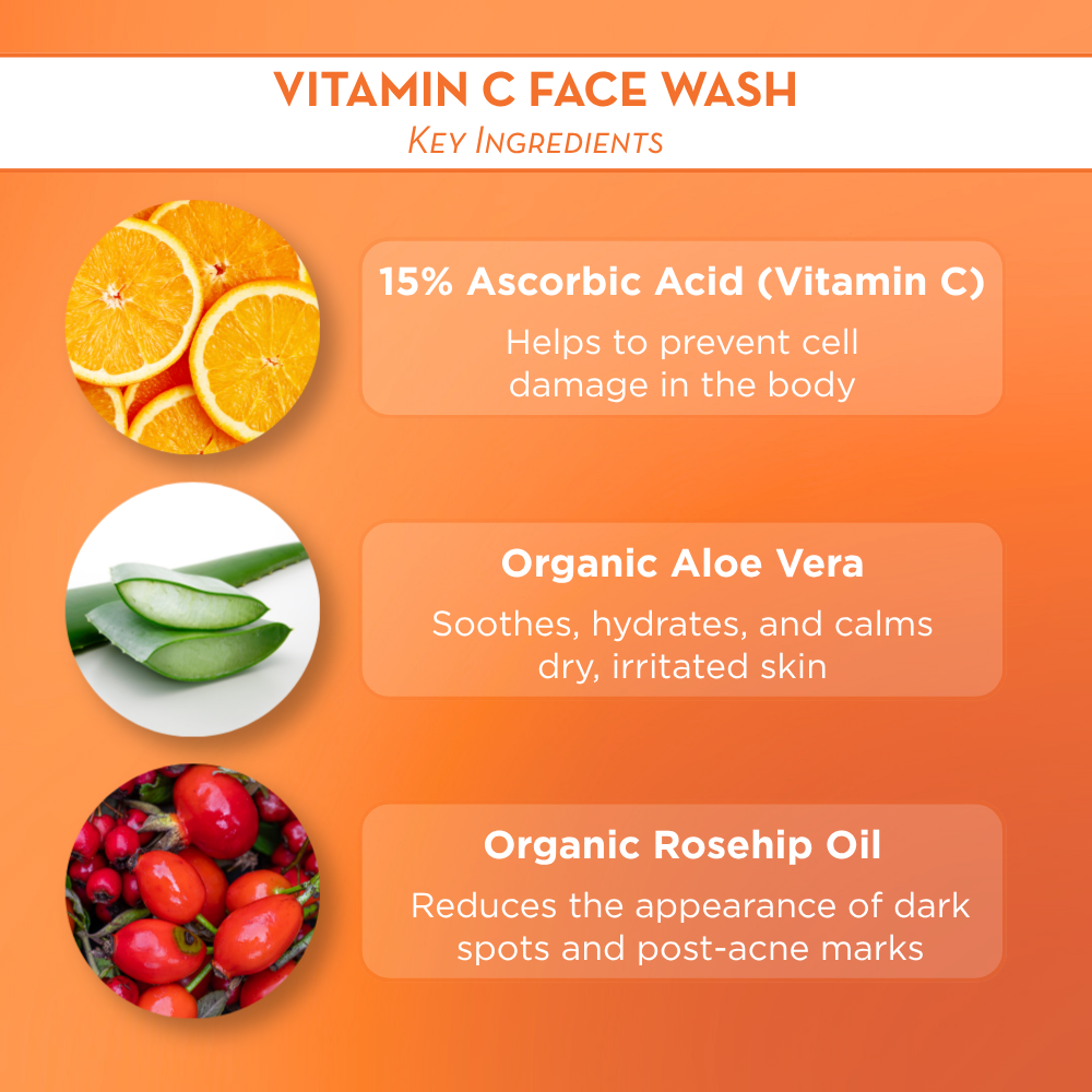 Vitamin C Face Wash Ingredients
