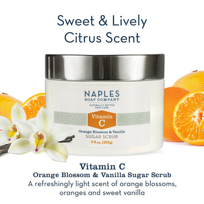 Vitamin C Orange Blossom & Vanilla Sugar Scrub 9 oz Scent