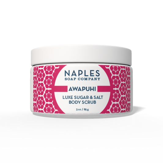 Awapuhi Luxe Sugar & Salt Body Scrub Hero 3 oz