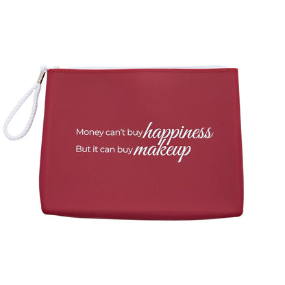 Money Can’t Buy Happiness Makeup Bag 