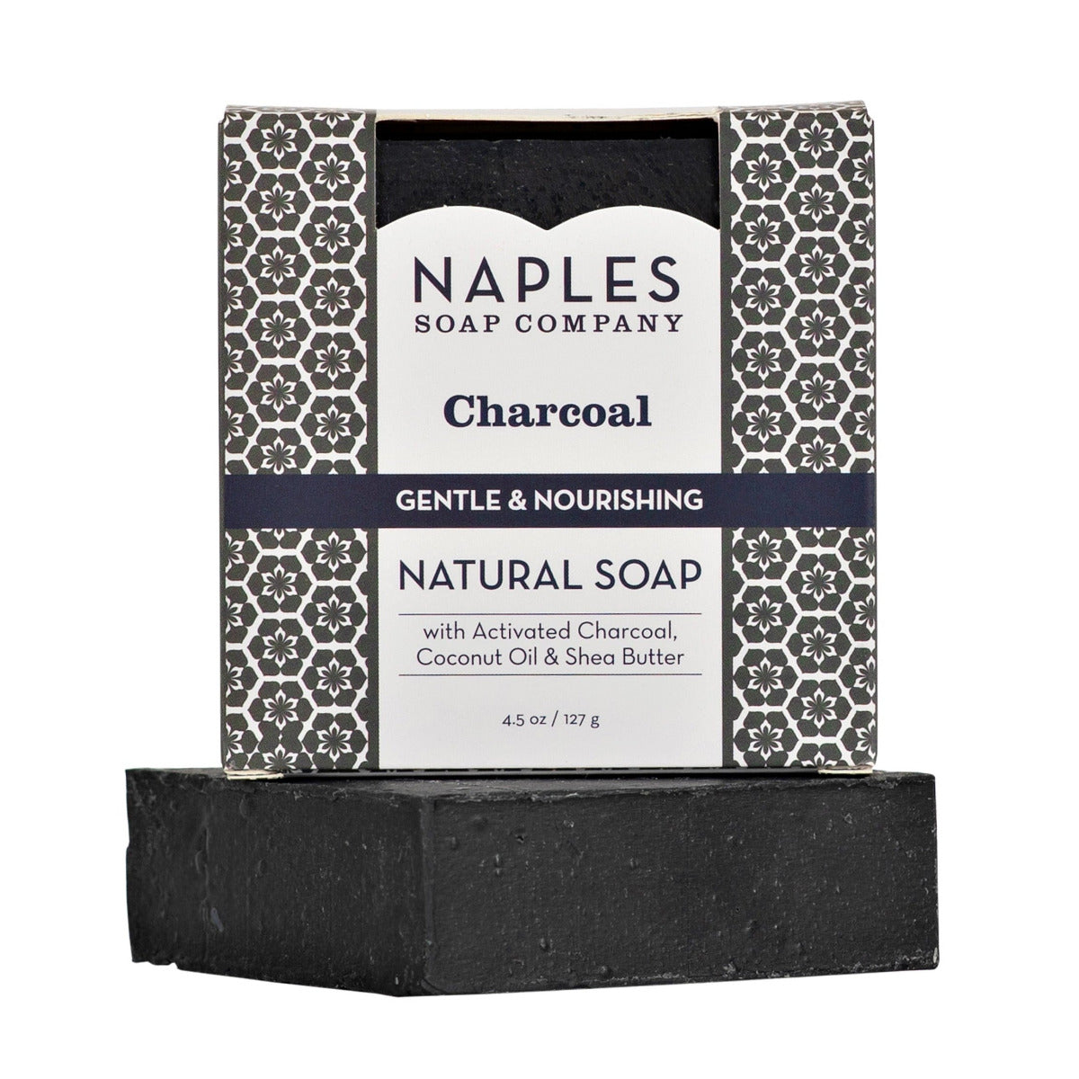 Charcoal Natural Soap with Box