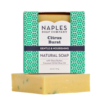 Citrus Burst Natural Soap with box