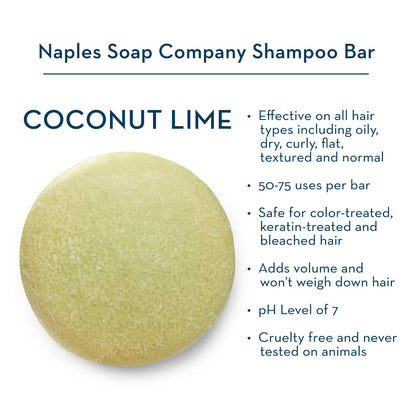 Coconut Lime Shampoo Bar Description