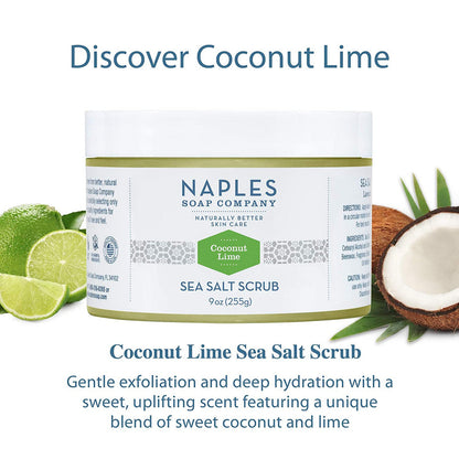 Coconut Lime Sea Salt Scrub Description