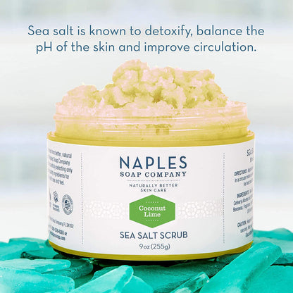 Coconut Lime Sea Salt Scrub Benefits