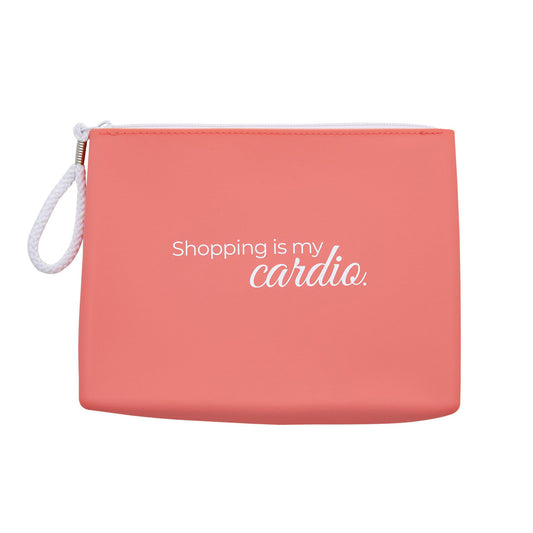 Shopping Is My Cardio Makeup Bag