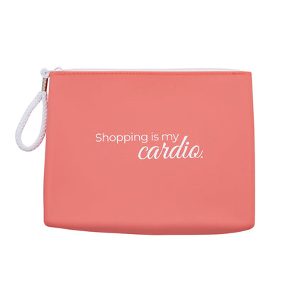 Shopping Is My Cardio Makeup Bag