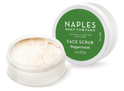 Peppermint Face Scrub Tester Open