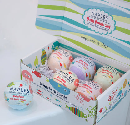 Berry Goodness Kid's Bath Bomb Blue