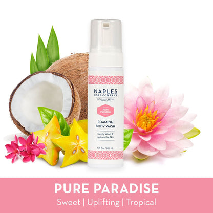 Pure Paradise Foaming Body Wash Enhanced