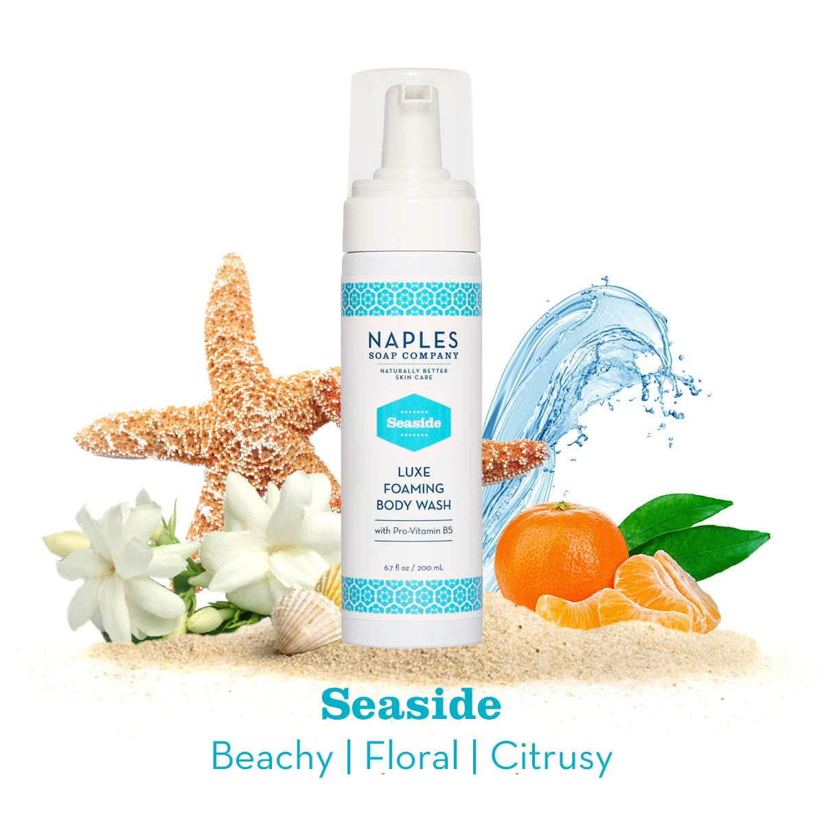 Seaside Luxe Foaming Body Wash Scent