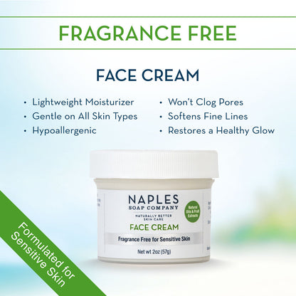 Unscented Face Cream Key Benefits