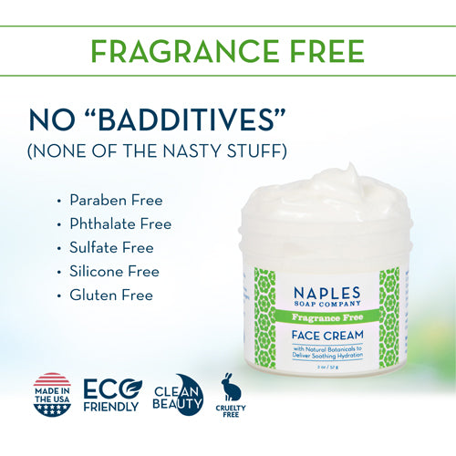 Fragrance Free Face Cream No Badditives