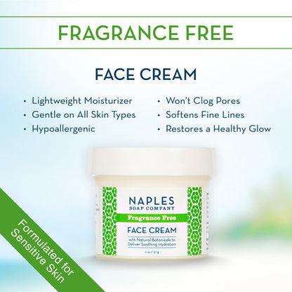 Fragrance Free Face Cream for Sensitive Skin