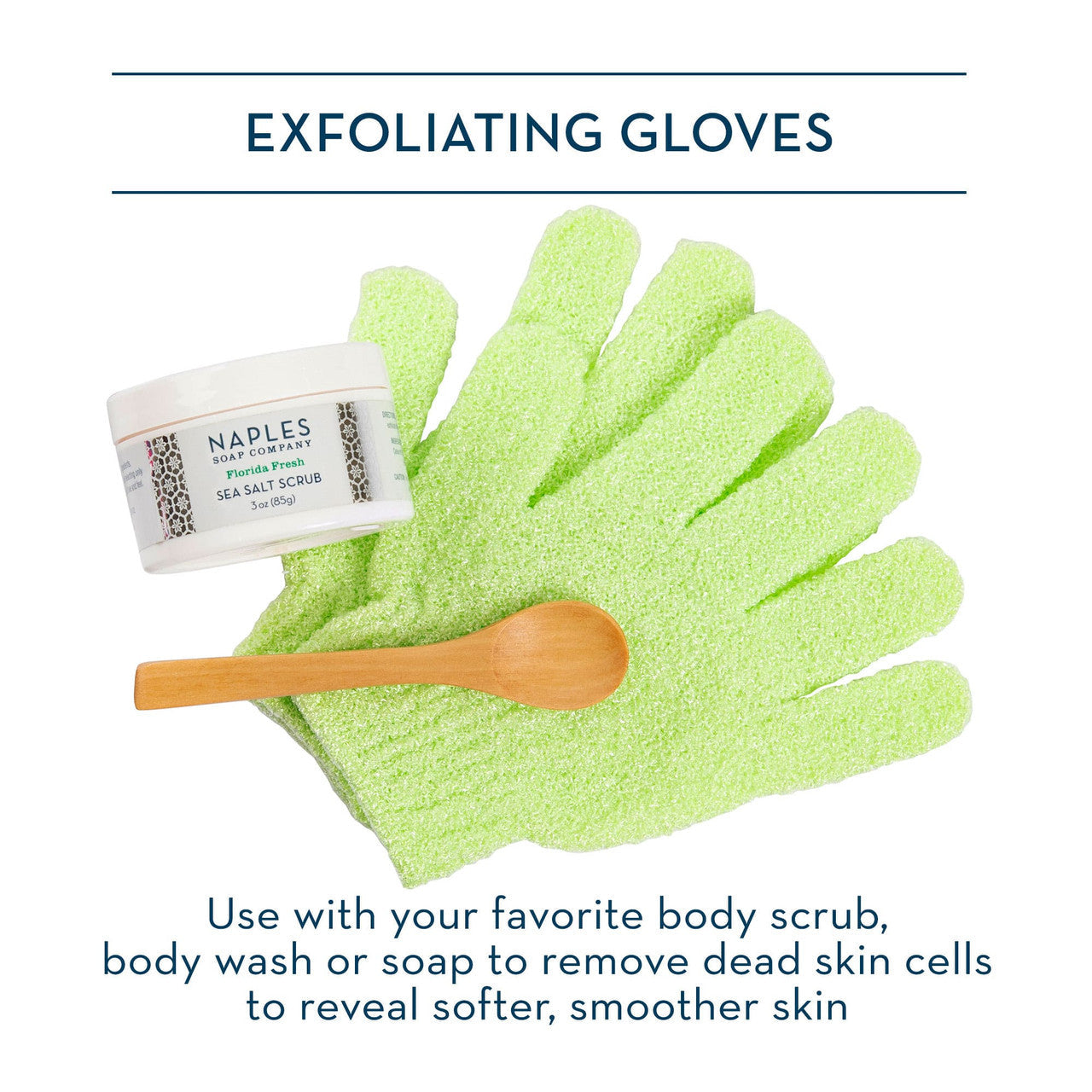 Green Exfoliating Glove Description