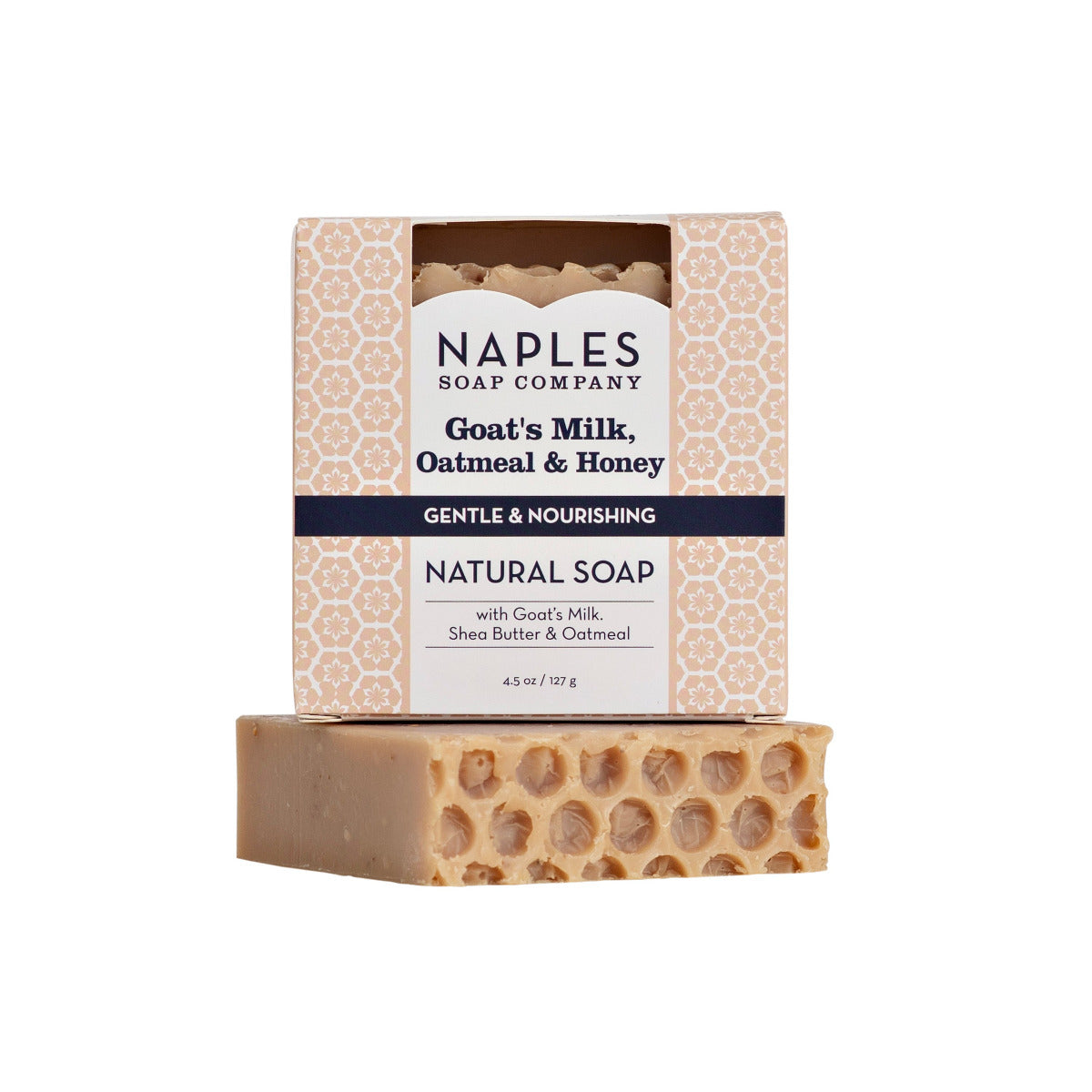 Goats Milk Oatmeal and Honey Natural Soap with Box