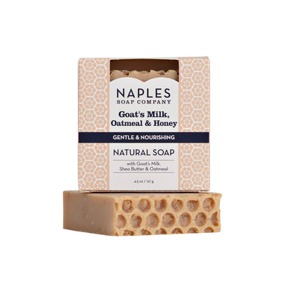 Goats Milk Oatmeal and Honey Natural Soap with Box