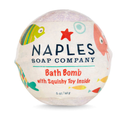 Grape Crush Kid's Bath Bomb Purple