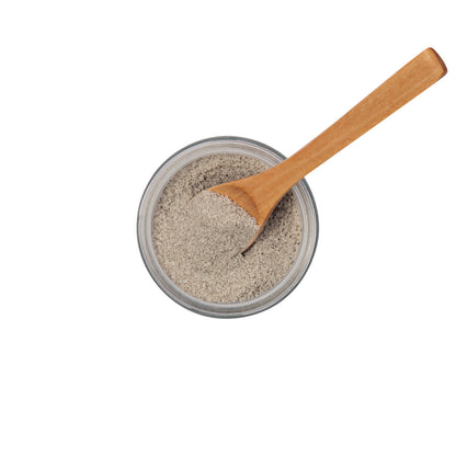 Grey Kaolin Clay Bath Salts Spoon
