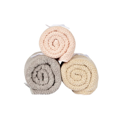 Microfiber Hair Towel Wrap Rolled