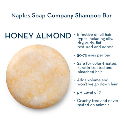 Honey Almond Shampoo Bar Description