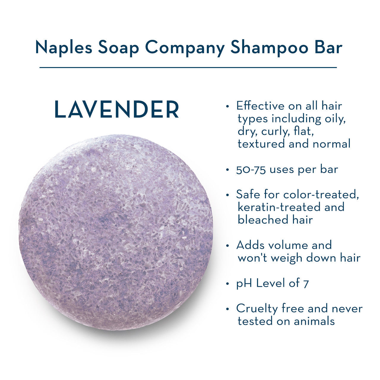 Lavender Shampoo Bar Description