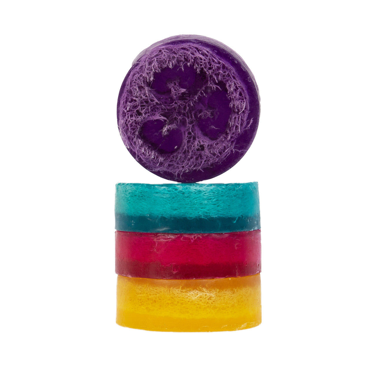 Loofah Love Soap Stack Purple