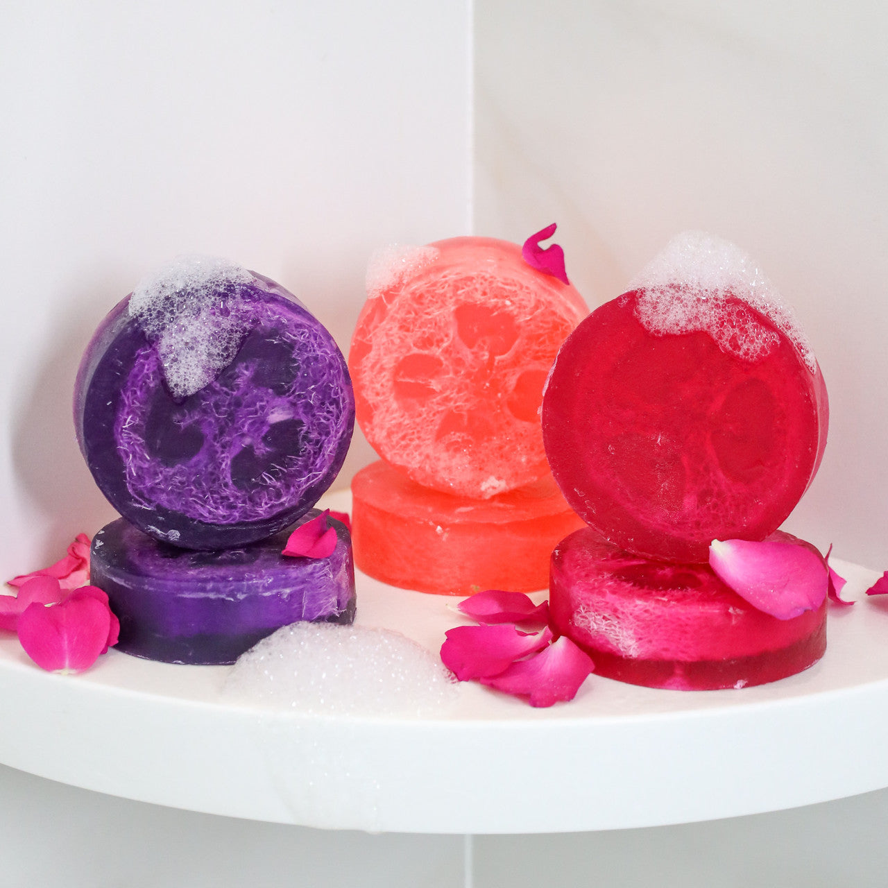 Passion Fruit, Wild Passion, Pure Paradise Loofah Soaps