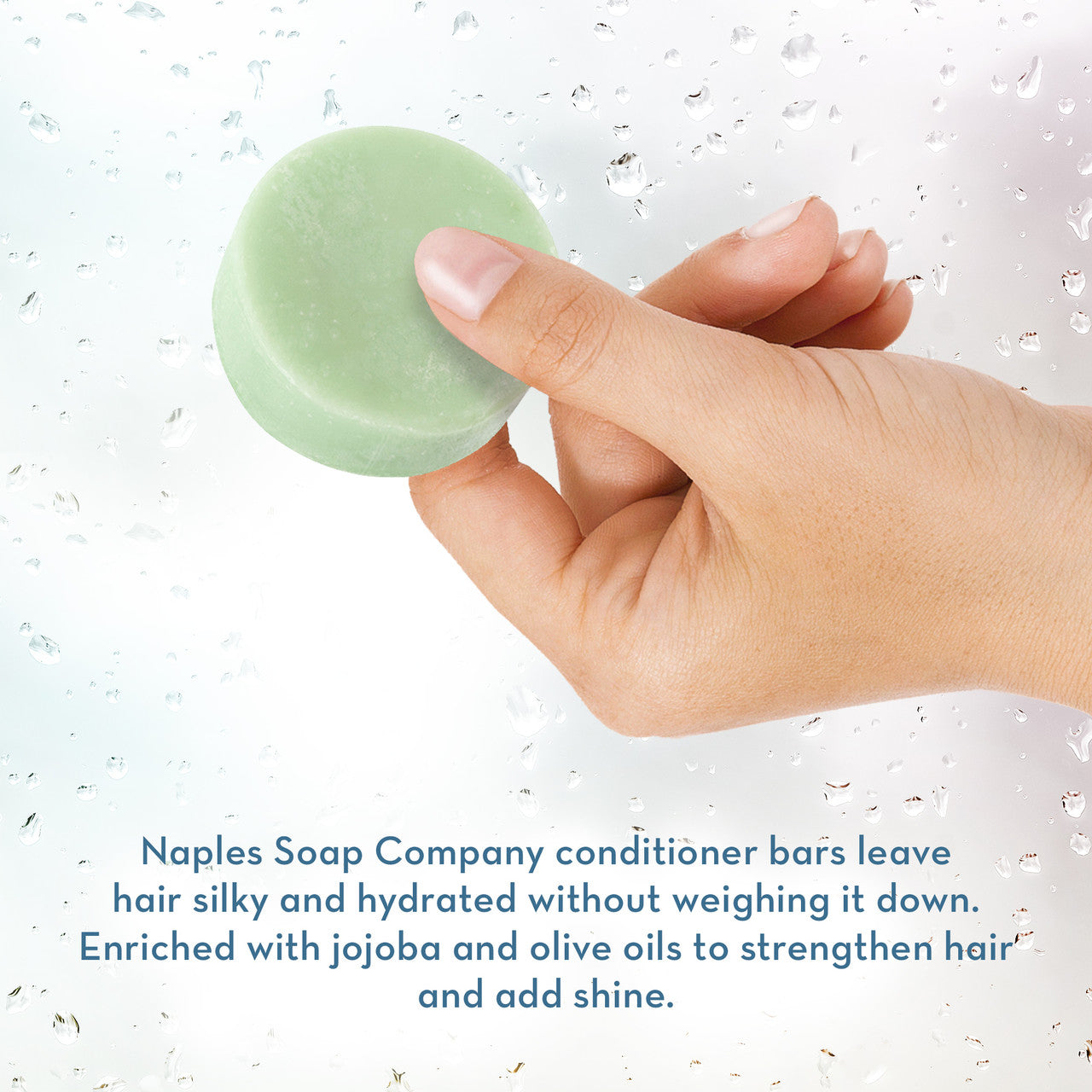 Coconut Lime Conditioner Bar Hand Info