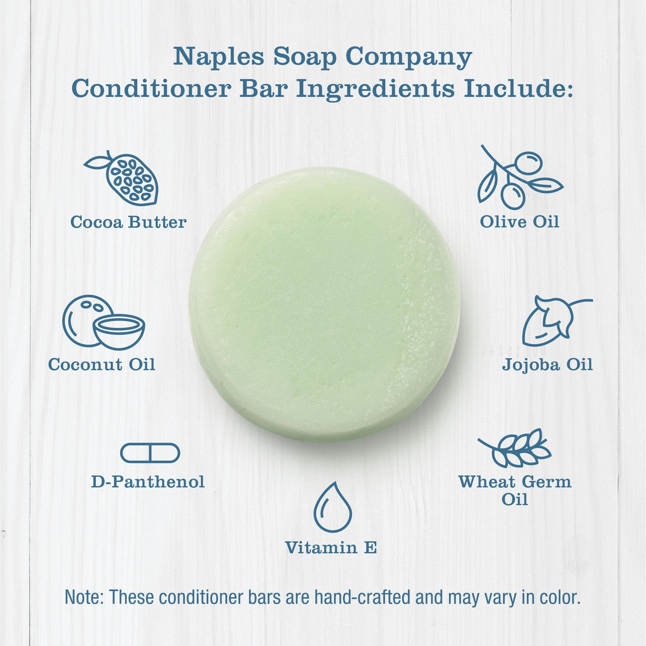 Coconut Lime Conditioner Bar Icons