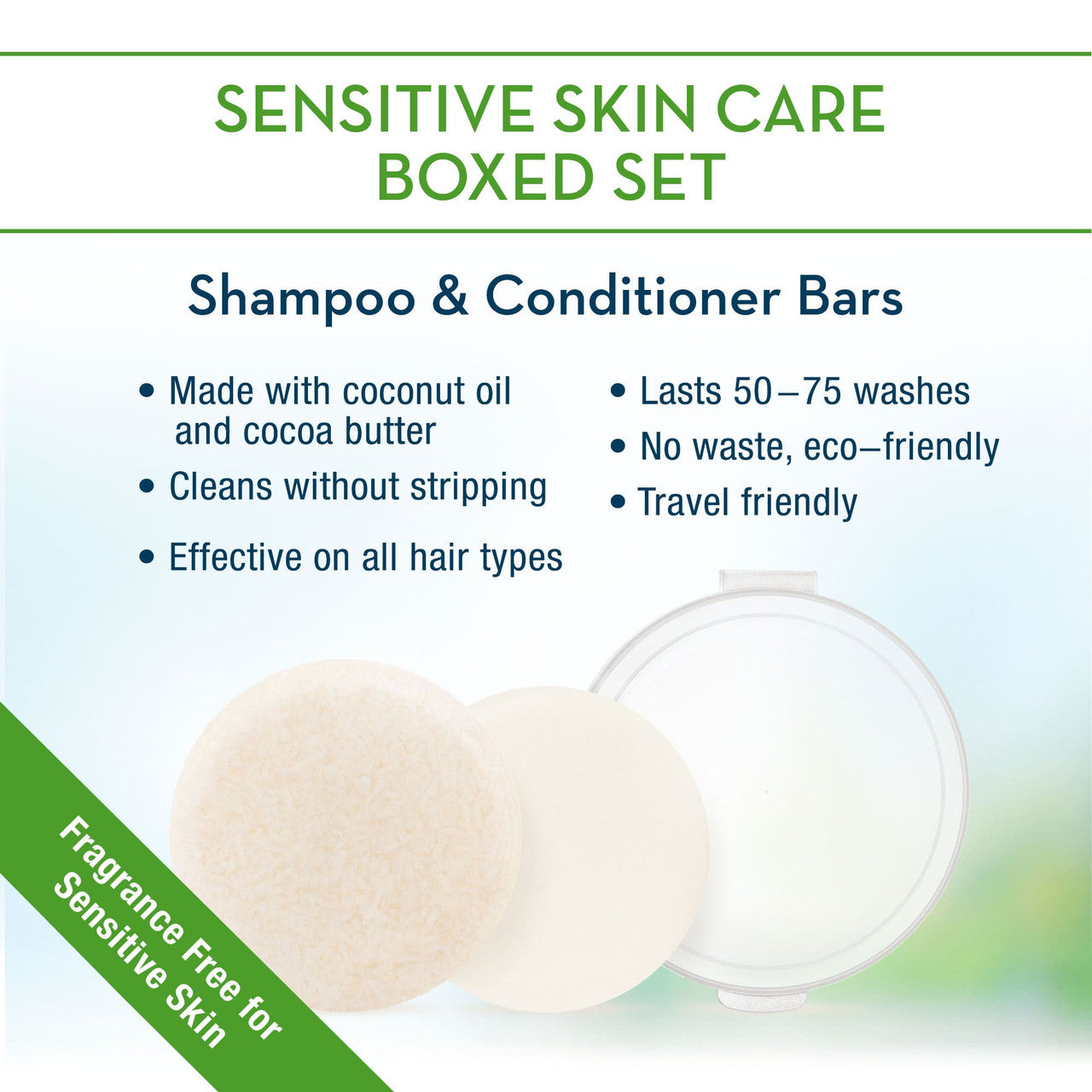 Sensitive Skin Boxed Set Hair Bars