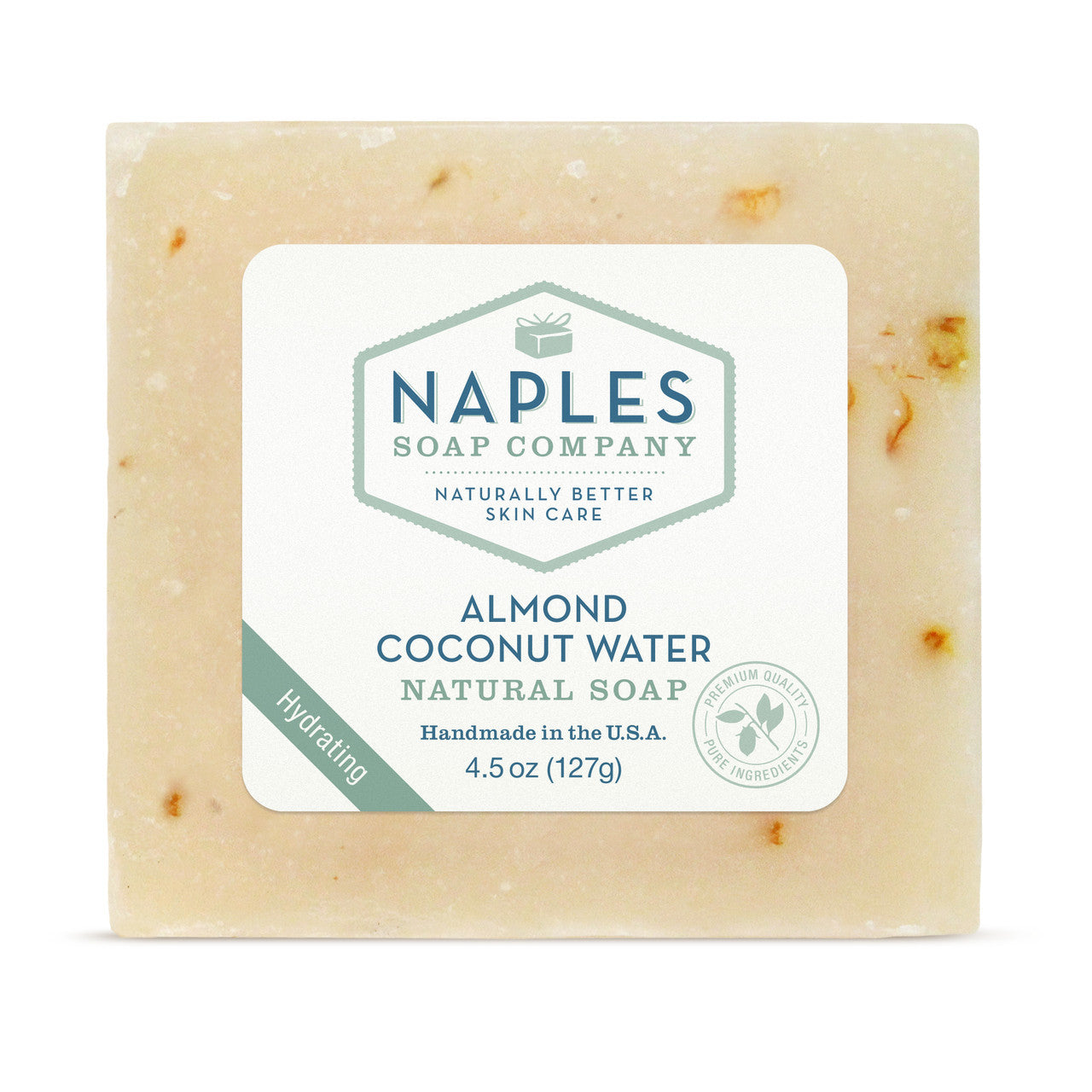 Almond Coconut Water Natural Soap 4.5 oz