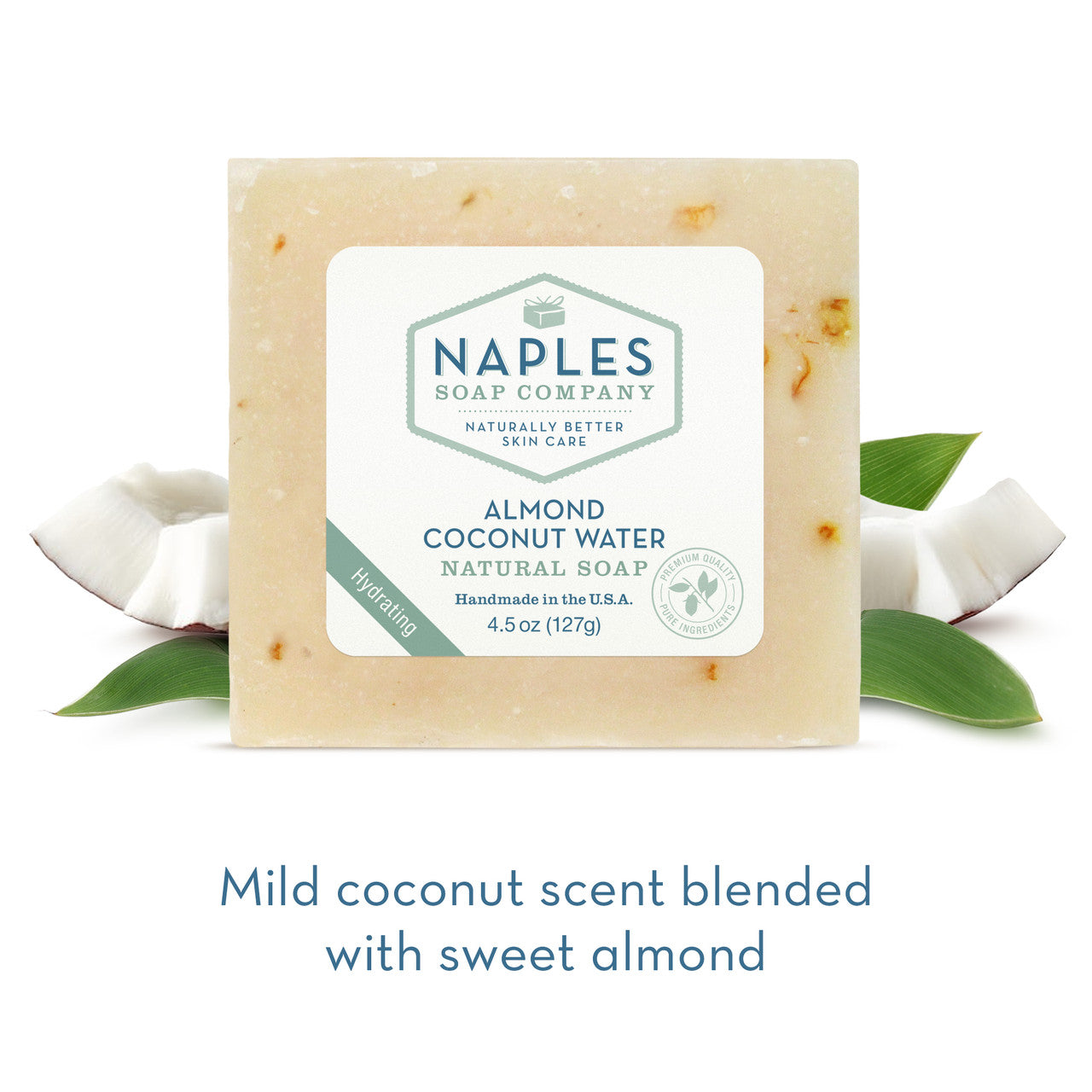 Almond Coconut Water Natural Soap Short Description