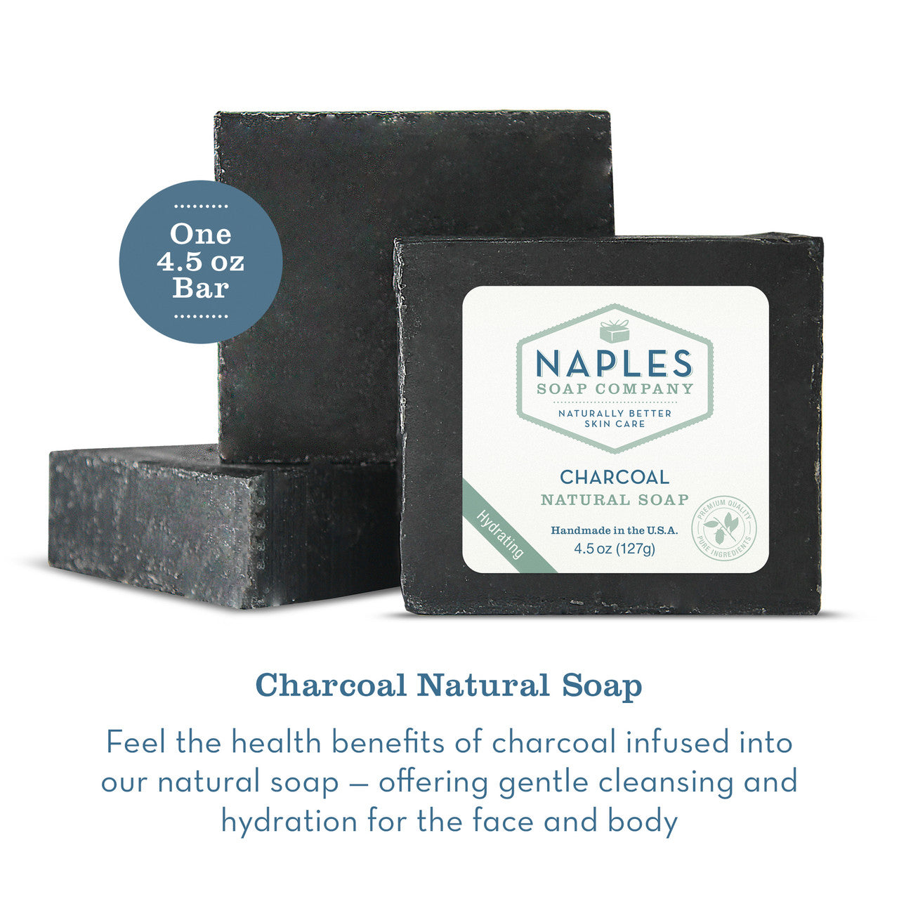 Charcoal Natural Soap Description