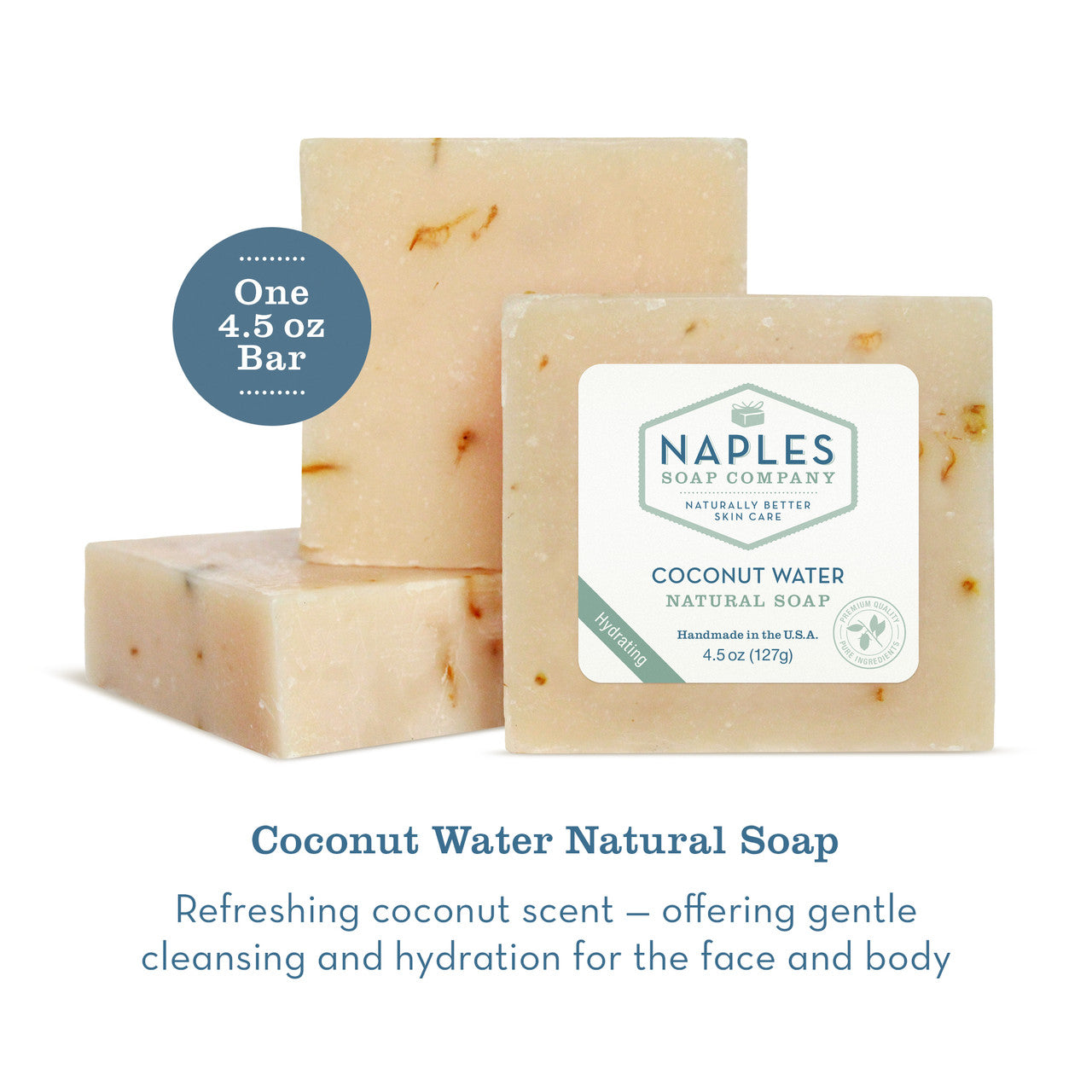 Coconut Water Natural Soap Description