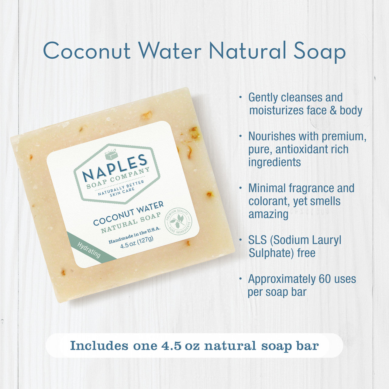 Coconut Water Natural Soap Key Benefits