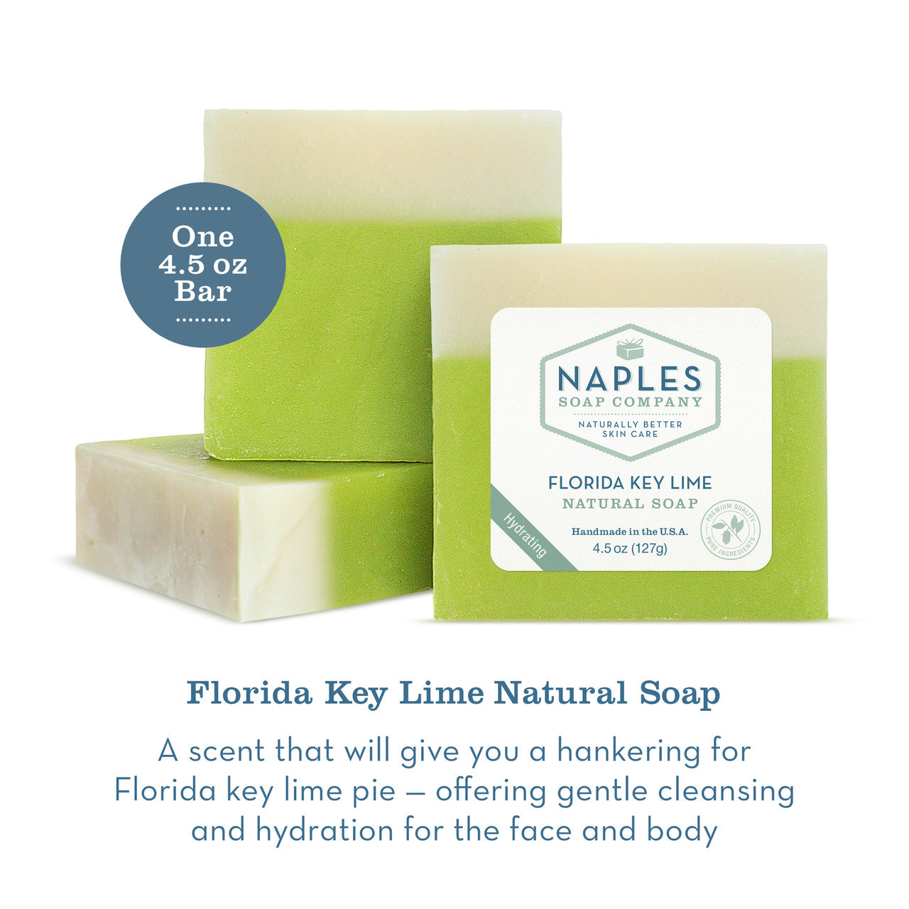 Florida Key Lime Natural Soap Short Description