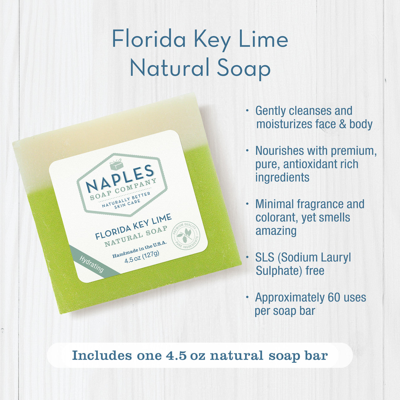 Florida Key Lime Natural Soap Key Benefits