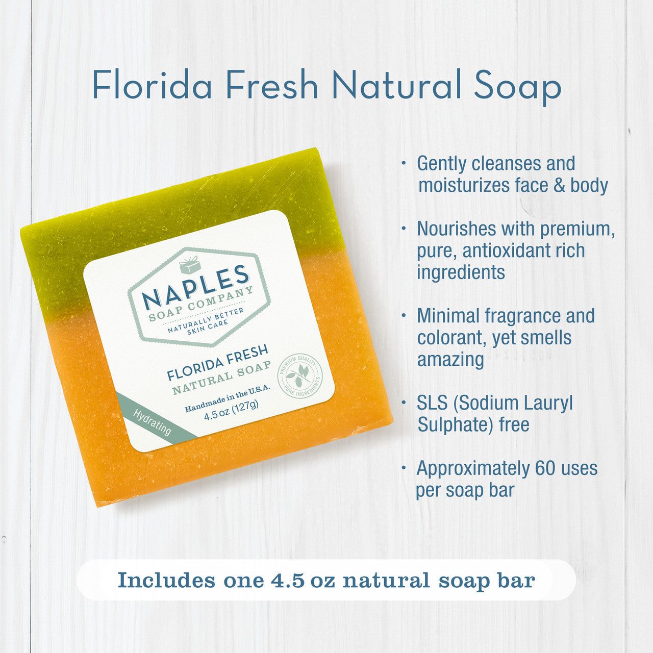 Florida Fresh Natural Soap Key Benefits