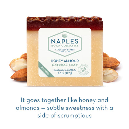 Honey Almond Natural Soap Short Description