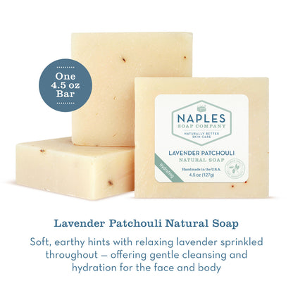 Lavender Patchouli Natural Soap Description