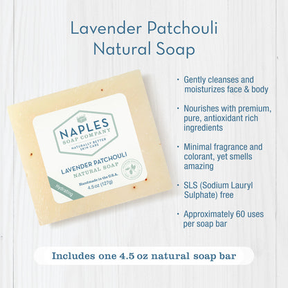 Lavender Patchouli Natural Soap Key Benefits