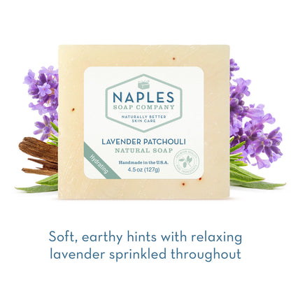 Lavender Patchouli Natural Soap Short Description