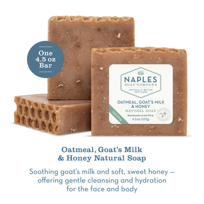 Oatmeal Goat's Milk and Honey Natural Soap Description