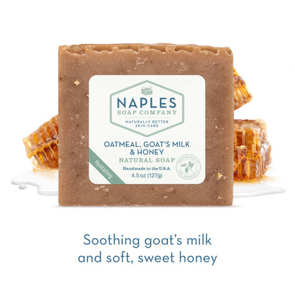 Oatmeal Goat's Milk and Honey Natural Soap Short Description