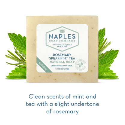 Rosemary Spearmint Tea Natural Soap Short Description