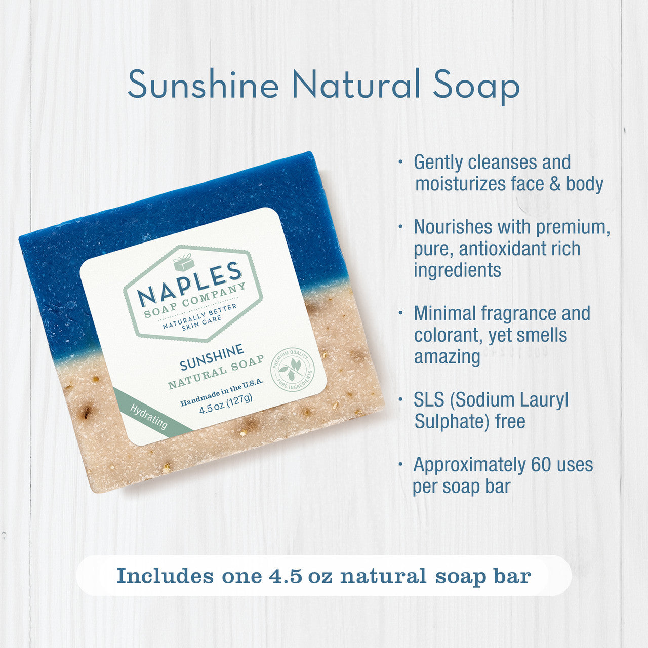 Sunshine Natural Soap Key Benefits