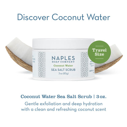 Coconut Water Sea Salt Scrub 3 oz