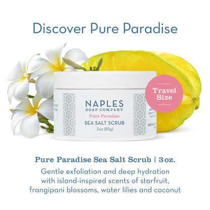 Pure Paradise Sea Salt Scrub 3 oz